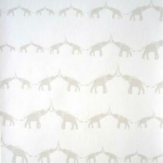 Jill Malek Baby Elephant Walk Wallpaper Contemporary