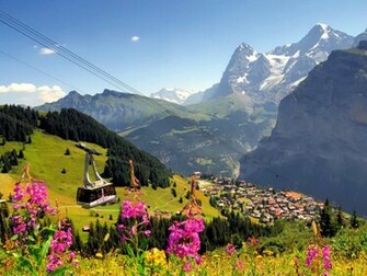 Swiss Alps High Quality And Resolution Wallpaper On