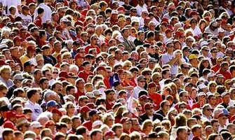 Football Stadium Crowd Background