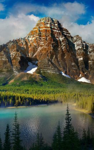 Wallpaper Beautiful Scenery Mountains Lake