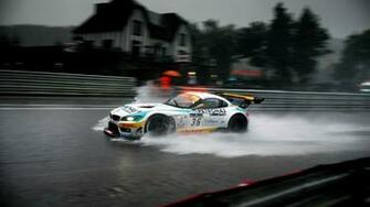 Bmw Rain Race Wallpaper HD Car