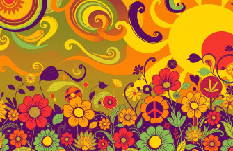Vintage Hippie Aesthetic Wallpaper