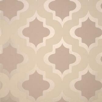 Clarke Moorish Double Roll Wallpaper In Taupe