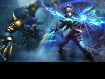 Warwick Wallpaper Ezreal Blue