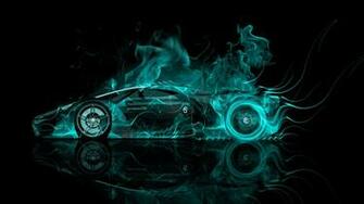 Water Car 4k Wallpaper Ferrari F80 Side Crystal City