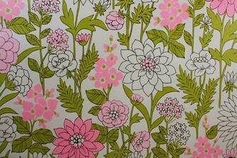 S Vintage Wallpaper Retro Pink And Green By Kitschykoocollage