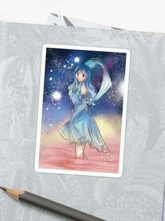 Juvia Lockser Full Background Sticker By Bianca Arts