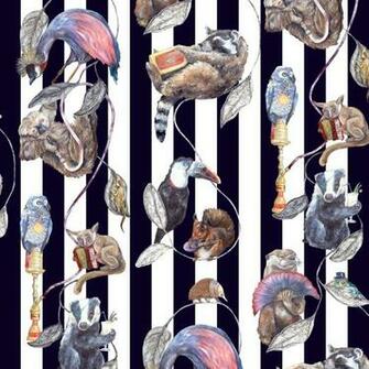 Hackney Empire Stripe By House Of Wallpaper Direct
