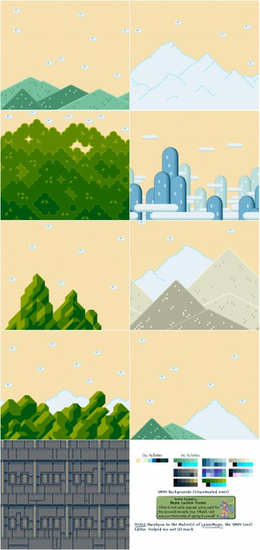 Snes Super Mario World Background The Spriters Resource