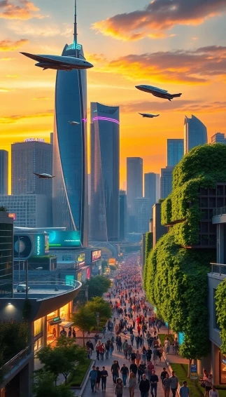 Futuristic City Wallpaper