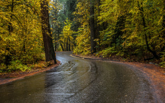 Desktop Wallpaper Yosemite Usa Autumn Nature Park Roads