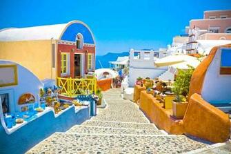 Santorini HD Wallpaper