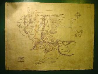 Map Of Middle Earth Wallpaper