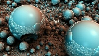 3d Metallic Orbs Choice Wallpaper