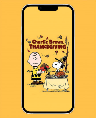 Charlie Brown The Gang Celebrate A Thanksgiving Feast