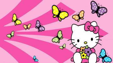 Hello Kitty Butterfly Wallpaper Baltana