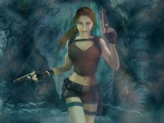 Sweet Apple Lara Croft Tomb Raider Wallpaper
