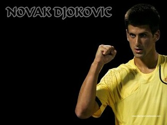 Tennis Players Wallpaper Novak Djokovic