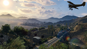 Wallpaper Grand Theft Auto Gta V 4k Train