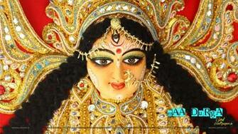 Durga Face HD Wallpaper Maa