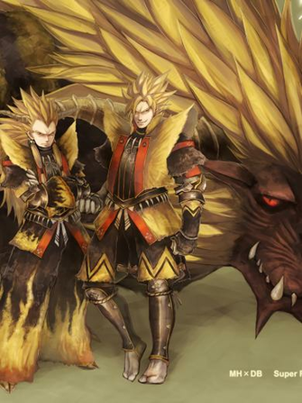 Dragon Ball Z Goku Vegata Monster Hunter