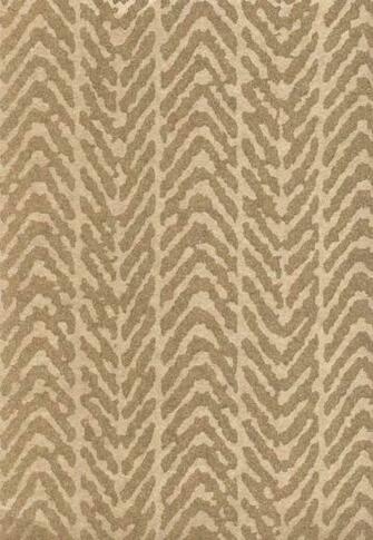 Zig Zag Beads In Pale Gold Print It