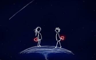 Valentines Day Sketch Hintergrundbilder Frei