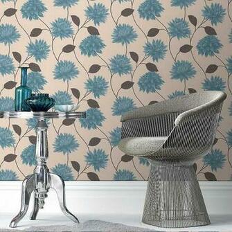 Teal And Brown Wallpaper