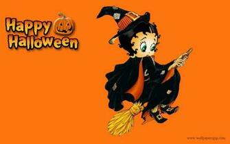 Betty Boop Halloween Wallpaper