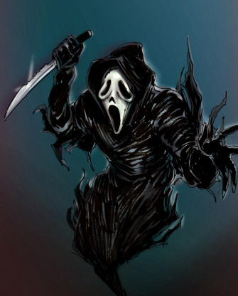 Ghostface By Grimcrest Wallpaper