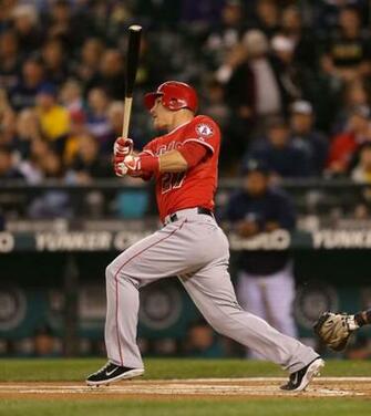 Mariners In This Photo Mike Trout Of The Los Angeles