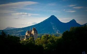 Wallpaper Chateau De Menthon Saint Bernard In The South East Of France