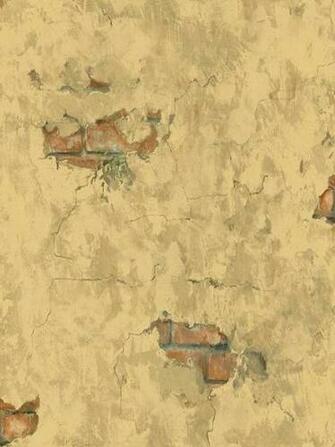 Plastered Tuscan Brick Wallpaper Mediterranean Houston
