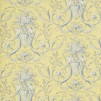Home Wallpaper Sanderson Toile Cherubs