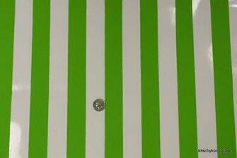 S Vintage Wallpaper Kelly Green Vinyl Awning Stripe