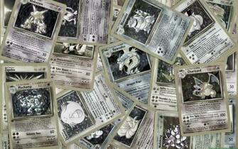 Cards Pokemon Gray Blastoise Mewtwo