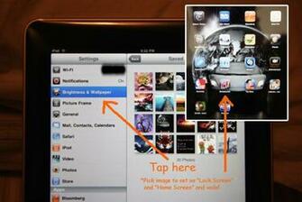 iPad Tutorial Today This Time On Change Your Wallpaper