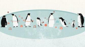 Funny Penguins Cartoon HD Wallpaper Stream