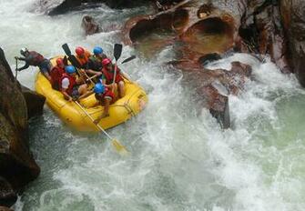 White Water Rafting HD Wallpaper Background Image