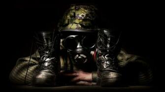 Mask Shoes Creative Military Full HD 1080p Background
