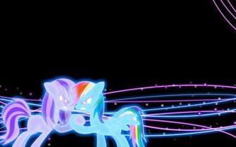 Aegis And Rainbow Dash Neon Colored Verison By Johnlennox On