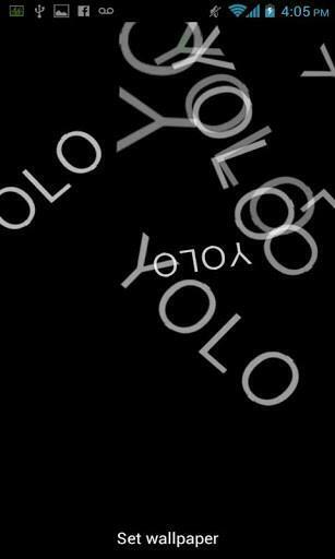 Bigger Yolo Live Wallpaper For Android Screenshot