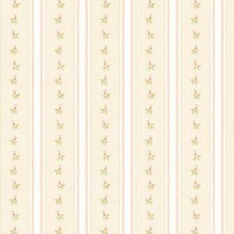 Norwall Shabby Stripe With Roses Wallpaper Ab27641 The Home Depot
