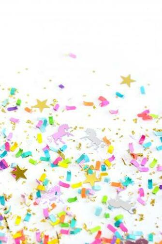 Unicorn Dandruff Confetti Background Wallpaper