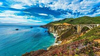 Bixby Creek Bridge In Big Sur Wallpaper Beach