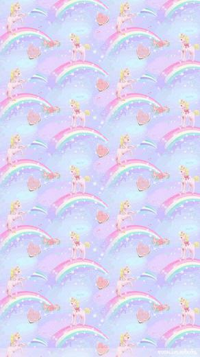 Rainbow Unicorn Dust iPhone Wallpaper Random