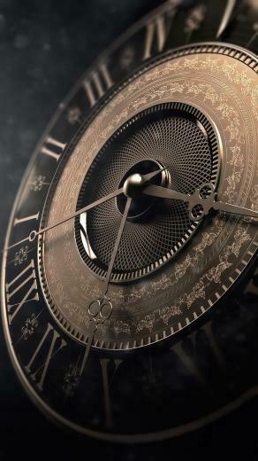 Antique Clock Wallpaper