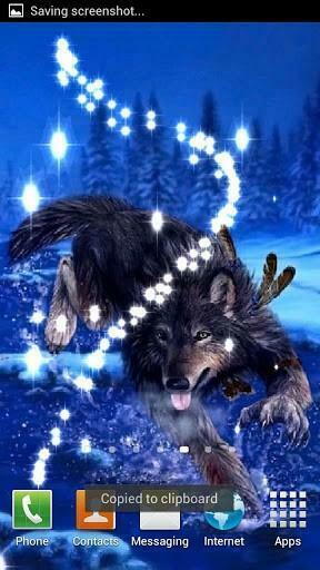 Native Wolf Live Wallpaper Showing A Nice Spirit American