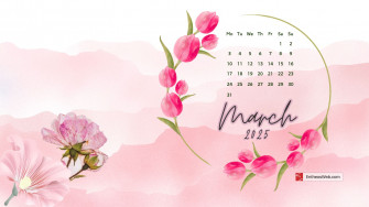 March Desktop Wallpaper Calendars