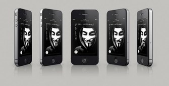 Anonymous Lockscreen iPhone By Starck2b